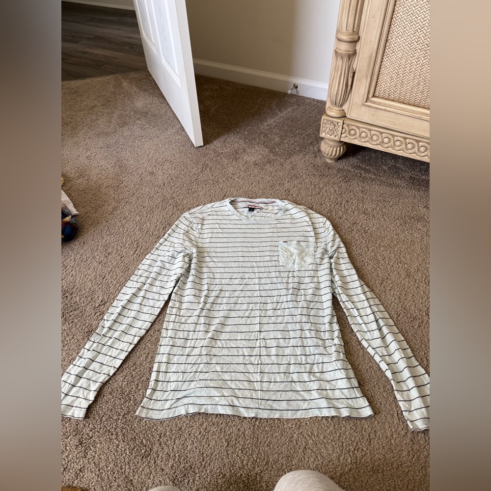 Men’s Striped Long Sleeve Tommy Hilfiger Shirt